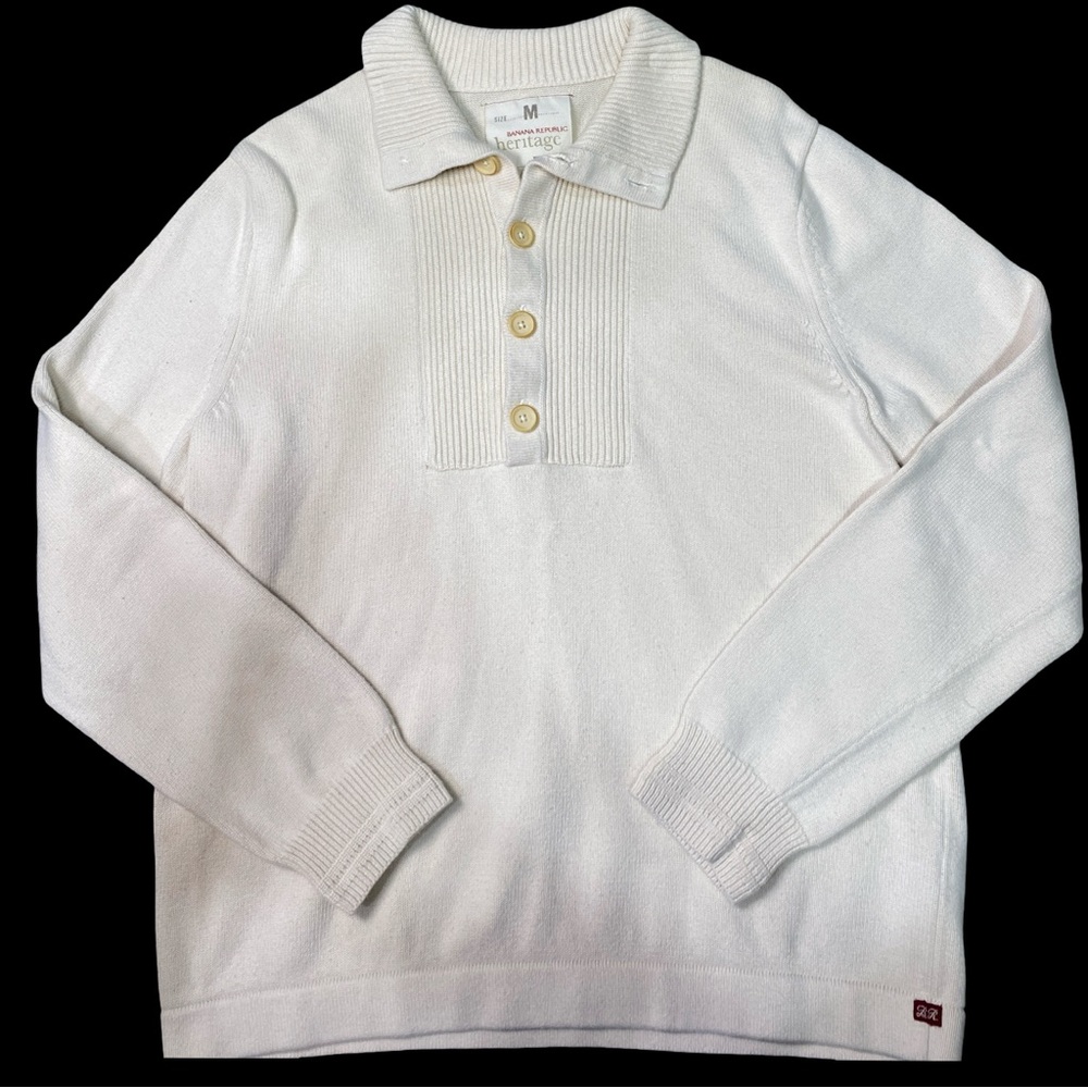 Banana‎ Republic Heritage Collection Men's Cream Sweater
